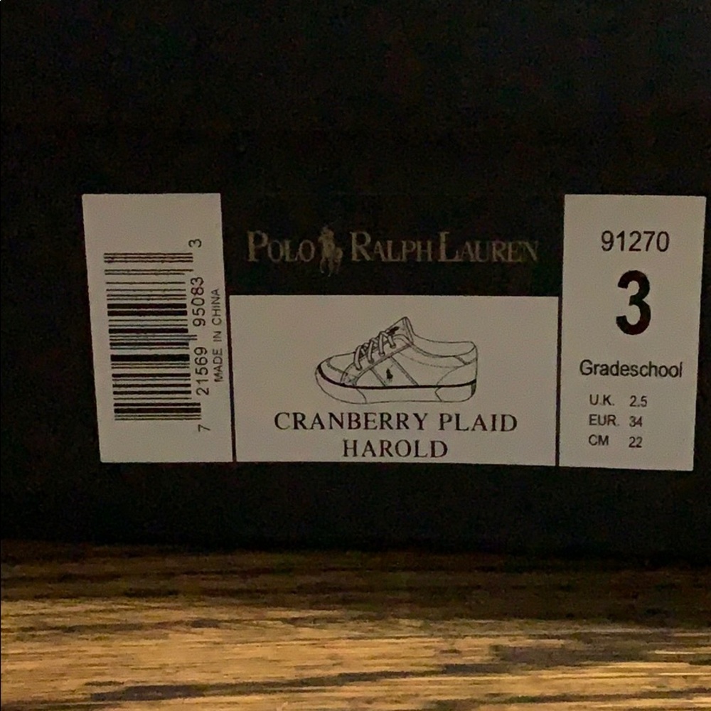 Polo Ralph Lauren - CranBerry Plaid Harold
